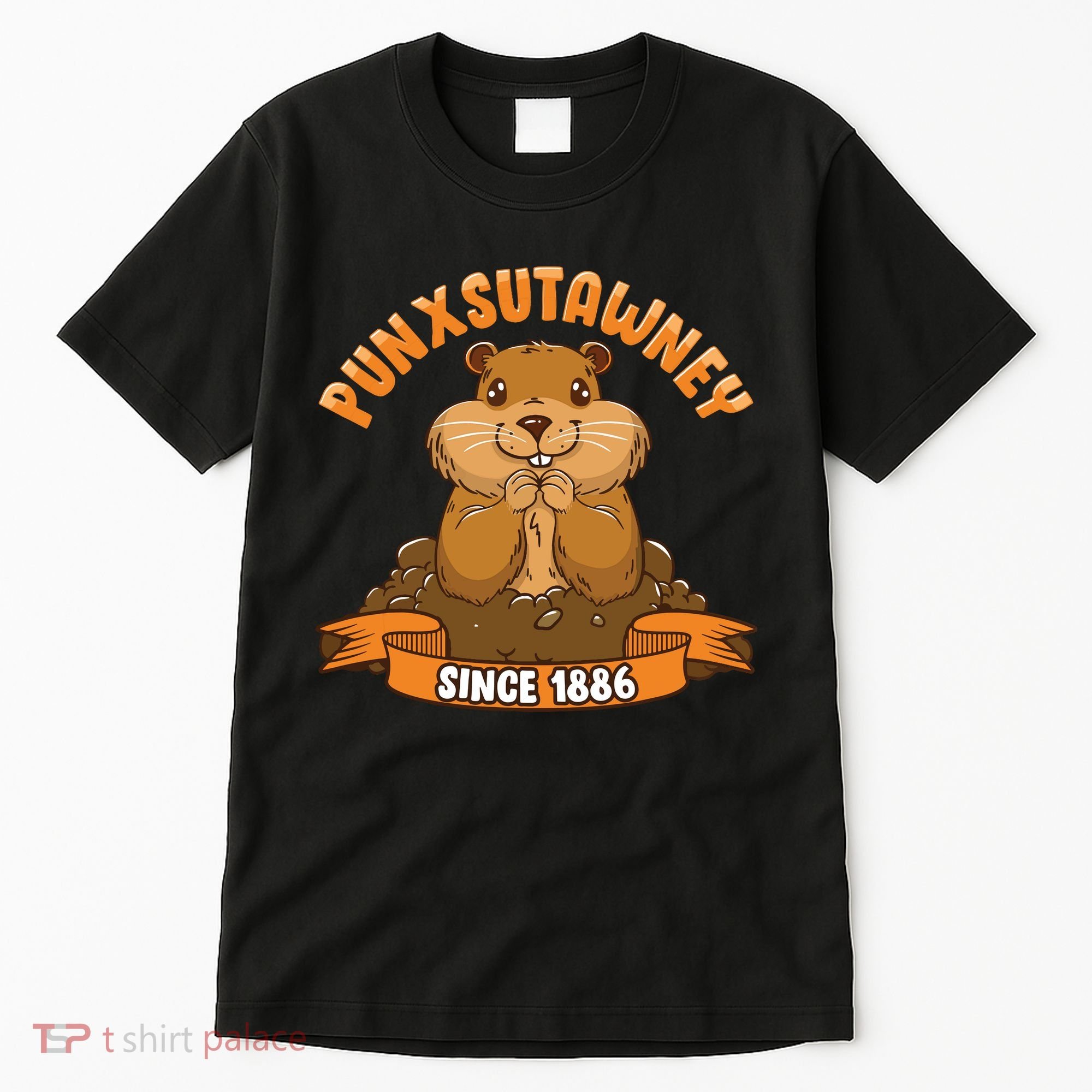Funny Groundhog Day Phil Cute Ground Hog Punxsutawney Tall T-Shirt