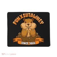 Funny Groundhog Day Phil Cute Ground Hog Punxsutawney Mousepad thumb 0