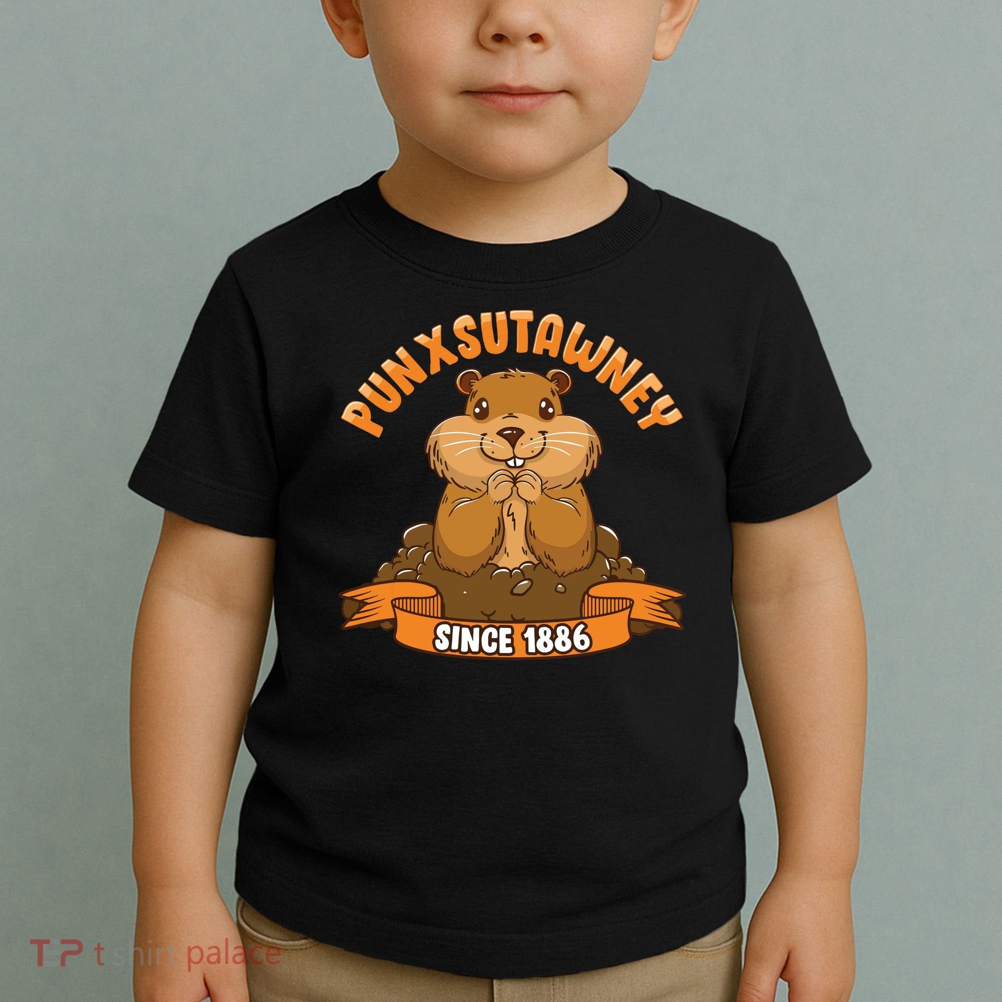 Funny Groundhog Day Phil Cute Ground Hog Punxsutawney Toddler T-Shirt