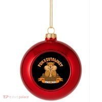 Funny Groundhog Day Phil Cute Ground Hog Punxsutawney Plastic Christmas Ball Ornament thumb 0