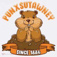 Funny Groundhog Day Phil Cute Ground Hog Punxsutawney Garment-Dyed Sweatshirt thumb 2