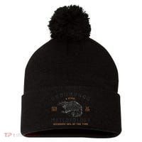 Funny Groundhog Day Shirts Groundhog Meteorology Pom Pom 12in Knit Beanie thumb 0