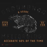 Funny Groundhog Day Shirts Groundhog Meteorology Pom Pom 12in Knit Beanie thumb 2
