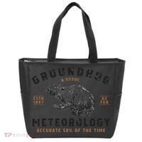 Funny Groundhog Day Shirts Groundhog Meteorology Tote Bag thumb 0