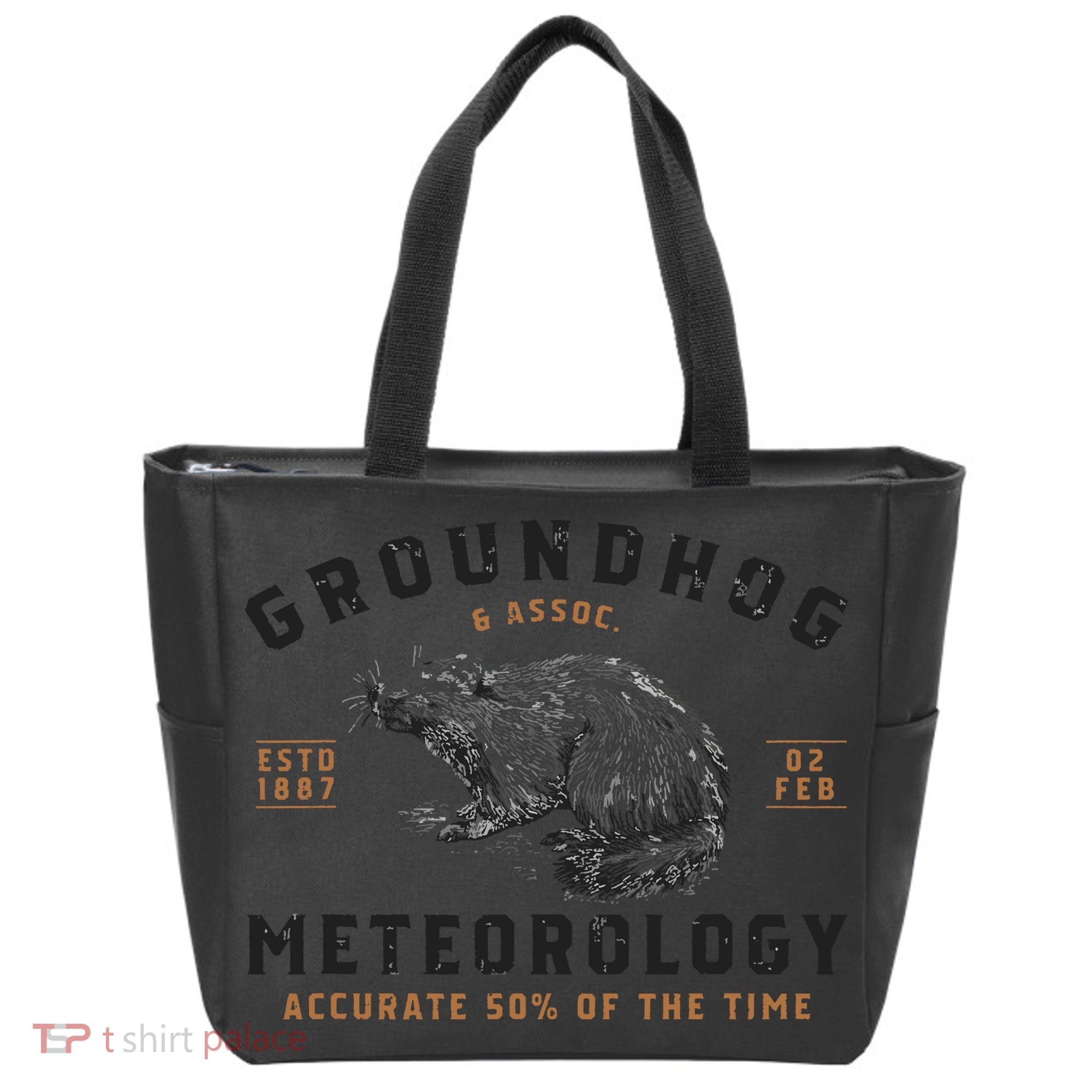 Funny Groundhog Day Shirts Groundhog Meteorology Tote Bag