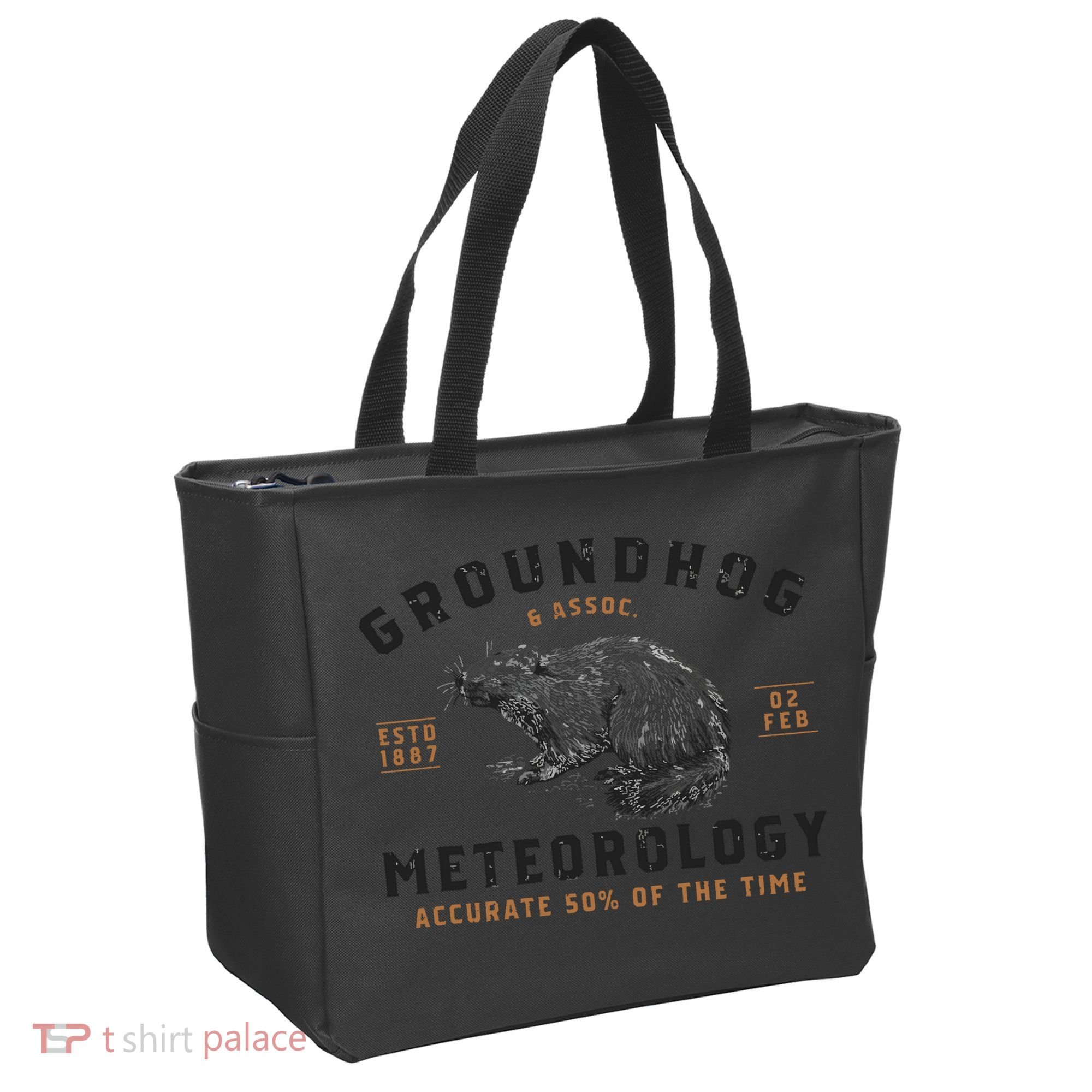Funny Groundhog Day Shirts Groundhog Meteorology Tote Bag