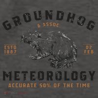 Funny Groundhog Day Shirts Groundhog Meteorology Vector Backpack thumb 2
