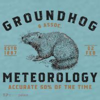 Funny Groundhog Day Shirts Groundhog Meteorology Sueded Cloud Jersey T-Shirt thumb 2