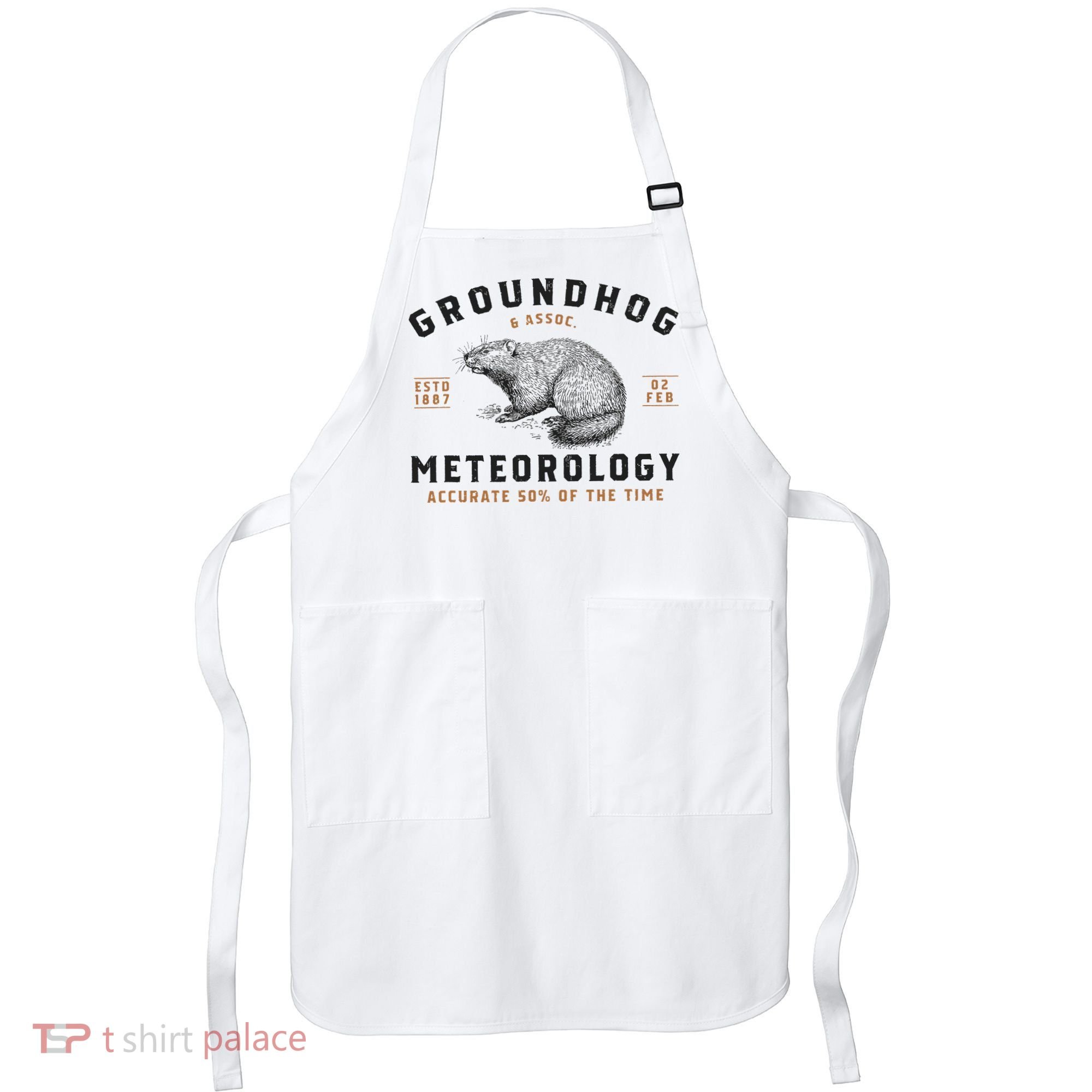 Funny Groundhog Day Shirts Groundhog Meteorology Apron
