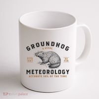 Funny Groundhog Day Shirts Groundhog Meteorology Coffee Mug thumb 1