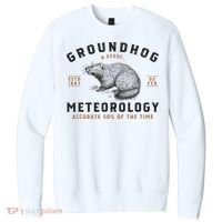 Funny Groundhog Day Shirts Groundhog Meteorology V.I.T. Fleece Crew Sweatshirt thumb 0