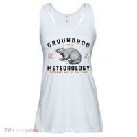 Funny Groundhog Day Shirts Groundhog Meteorology Ladies Essential Flowy Tank thumb 0