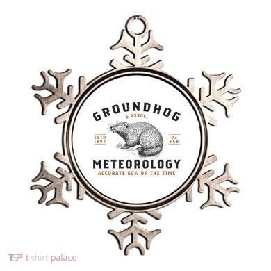 Funny Groundhog Day Shirts Groundhog Meteorology Ornament