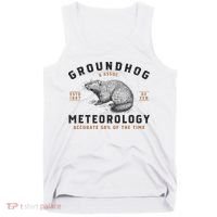 Funny Groundhog Day Shirts Groundhog Meteorology Tank Top thumb 0