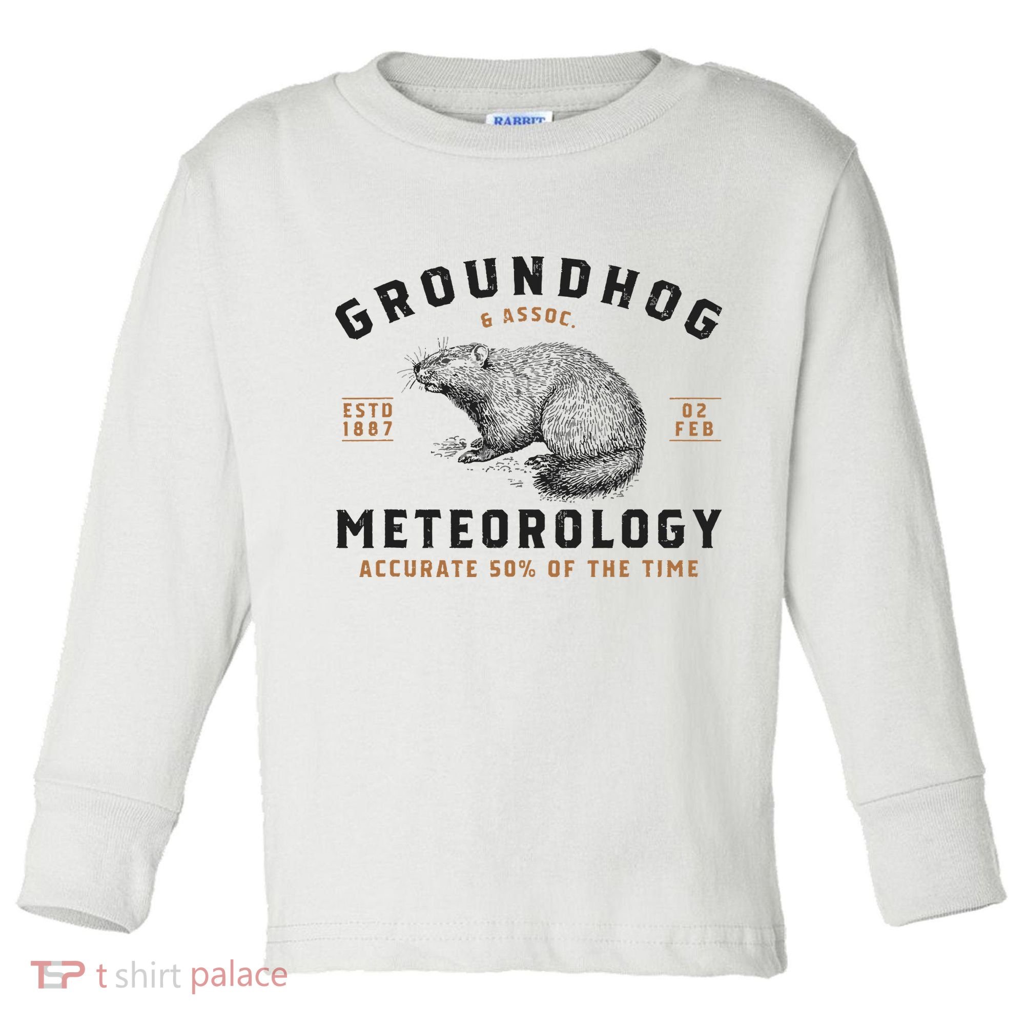 Funny Groundhog Day Shirts Groundhog Meteorology Toddler Long Sleeve Shirt