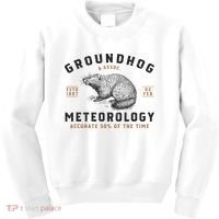 Funny Groundhog Day Shirts Groundhog Meteorology Kids Sweatshirt thumb 0