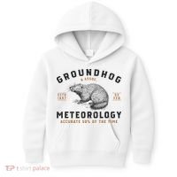 Funny Groundhog Day Shirts Groundhog Meteorology Kids Hoodie thumb 0