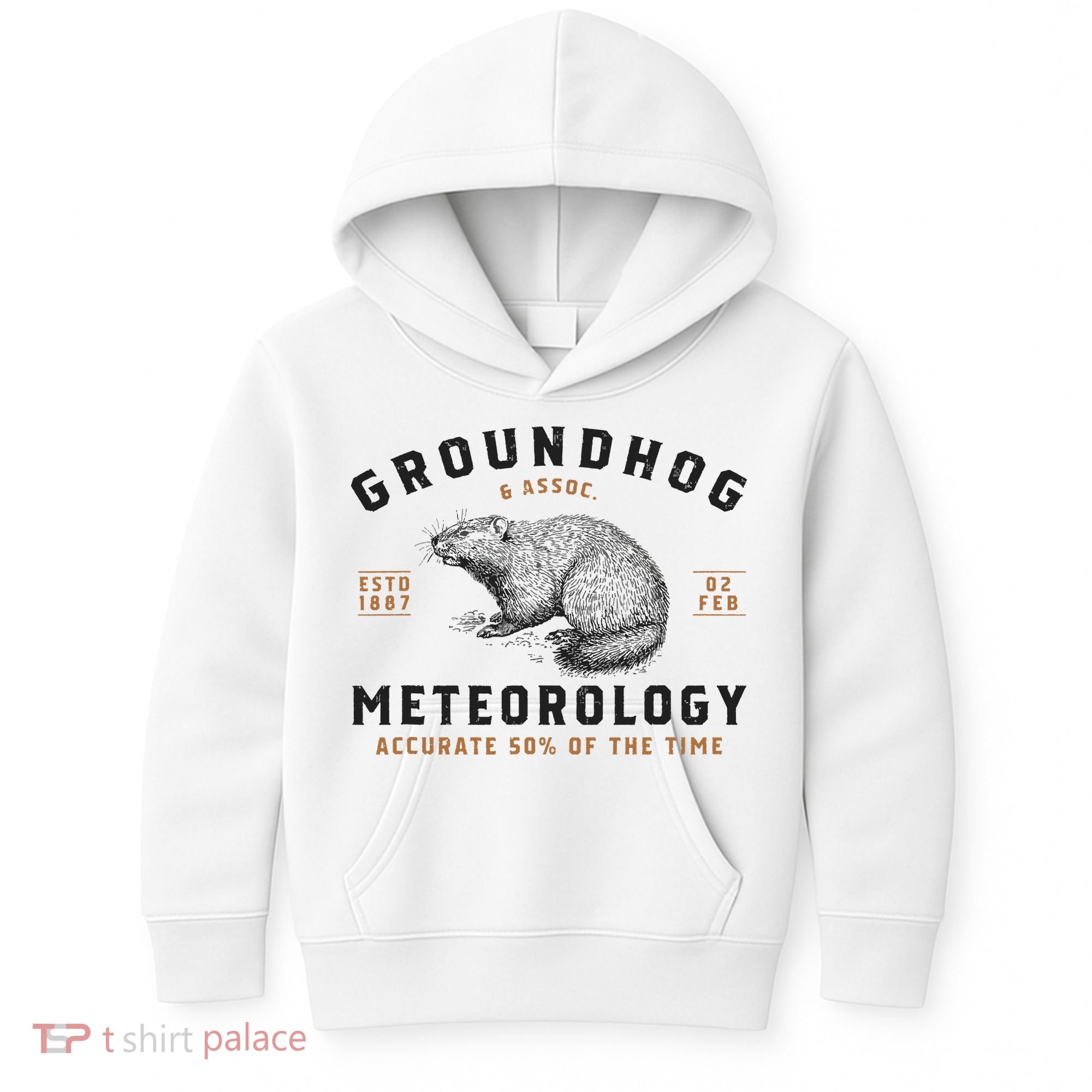Funny Groundhog Day Shirts Groundhog Meteorology Kids Hoodie