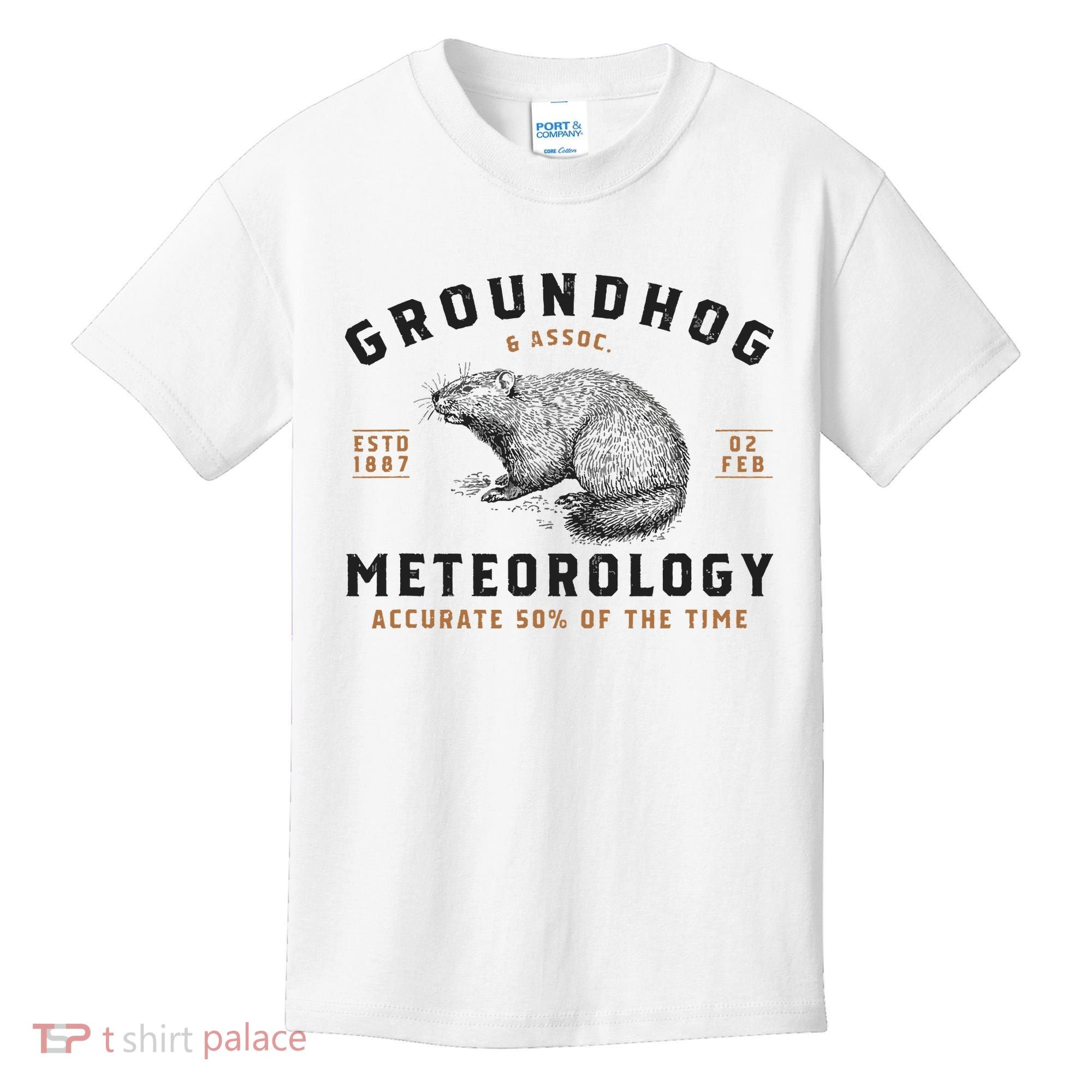 Funny Groundhog Day Shirts Groundhog Meteorology Kids T-Shirt