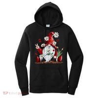 Floral Gnome Daisy Ladybugs Hippie Gnome Love Gift Women's Hoodie thumb 0