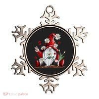 Floral Gnome Daisy Ladybugs Hippie Gnome Love Gift Ornament thumb 0