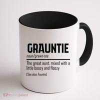 Funny Grauntie Definition Niece Nephew Aunt Auntie Gift Coffee Mug thumb 1