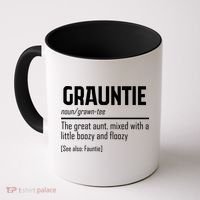 Funny Grauntie Definition Niece Nephew Aunt Auntie Gift Coffee Mug thumb 0