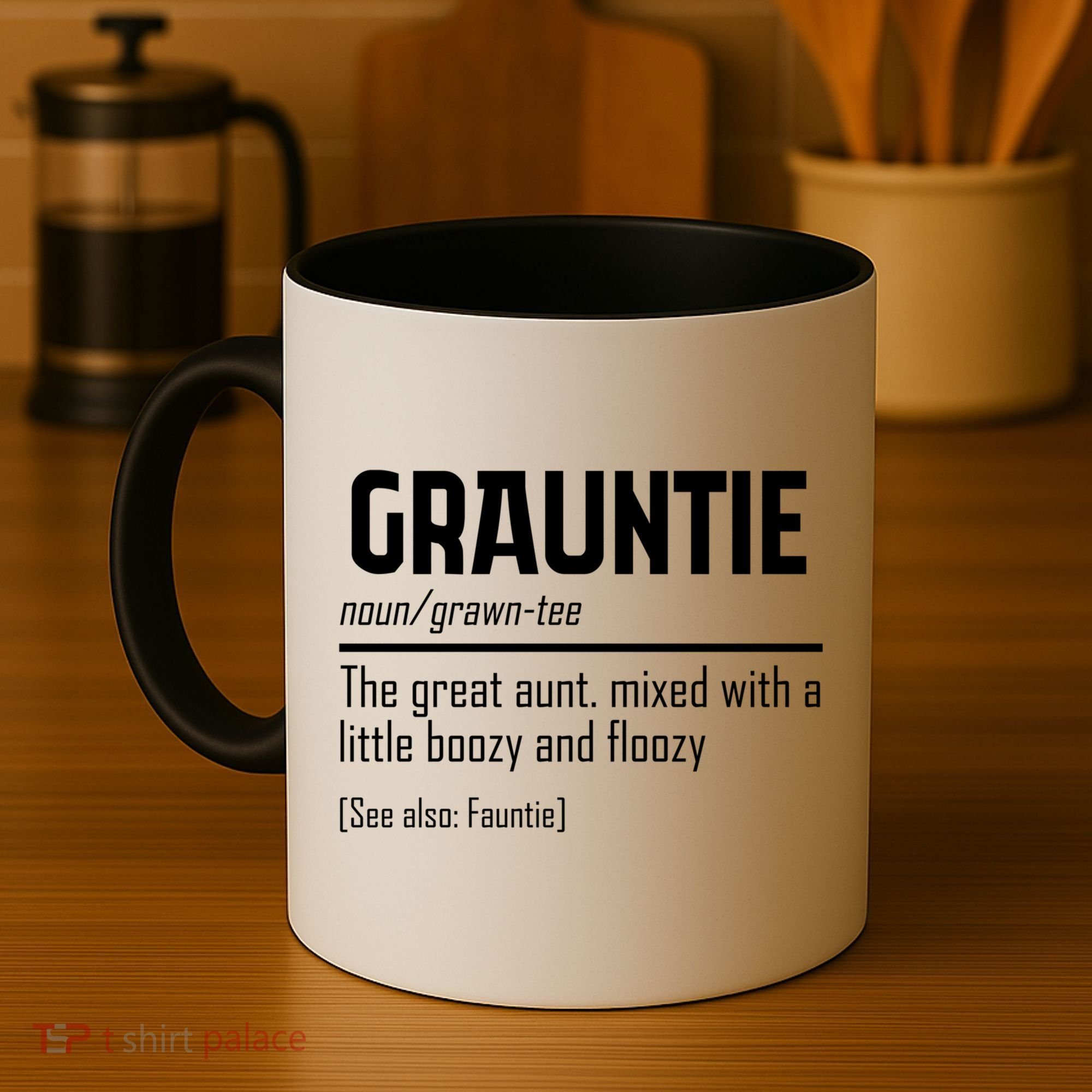 Funny Grauntie Definition Niece Nephew Aunt Auntie Gift Coffee Mug