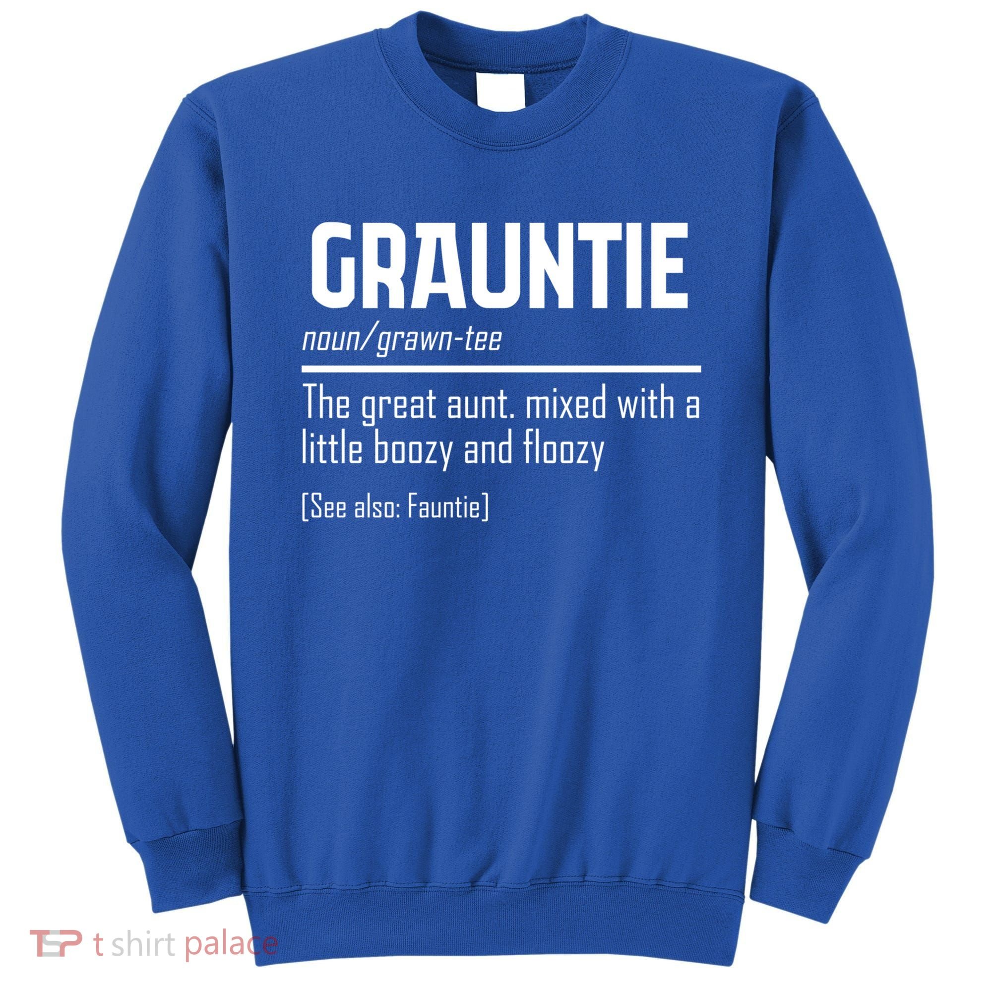 Funny Grauntie Definition Niece Nephew Aunt Auntie Gift Sweatshirt