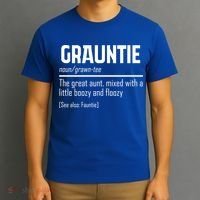 Funny Grauntie Definition Niece Nephew Aunt Auntie Gift T-Shirt thumb 3