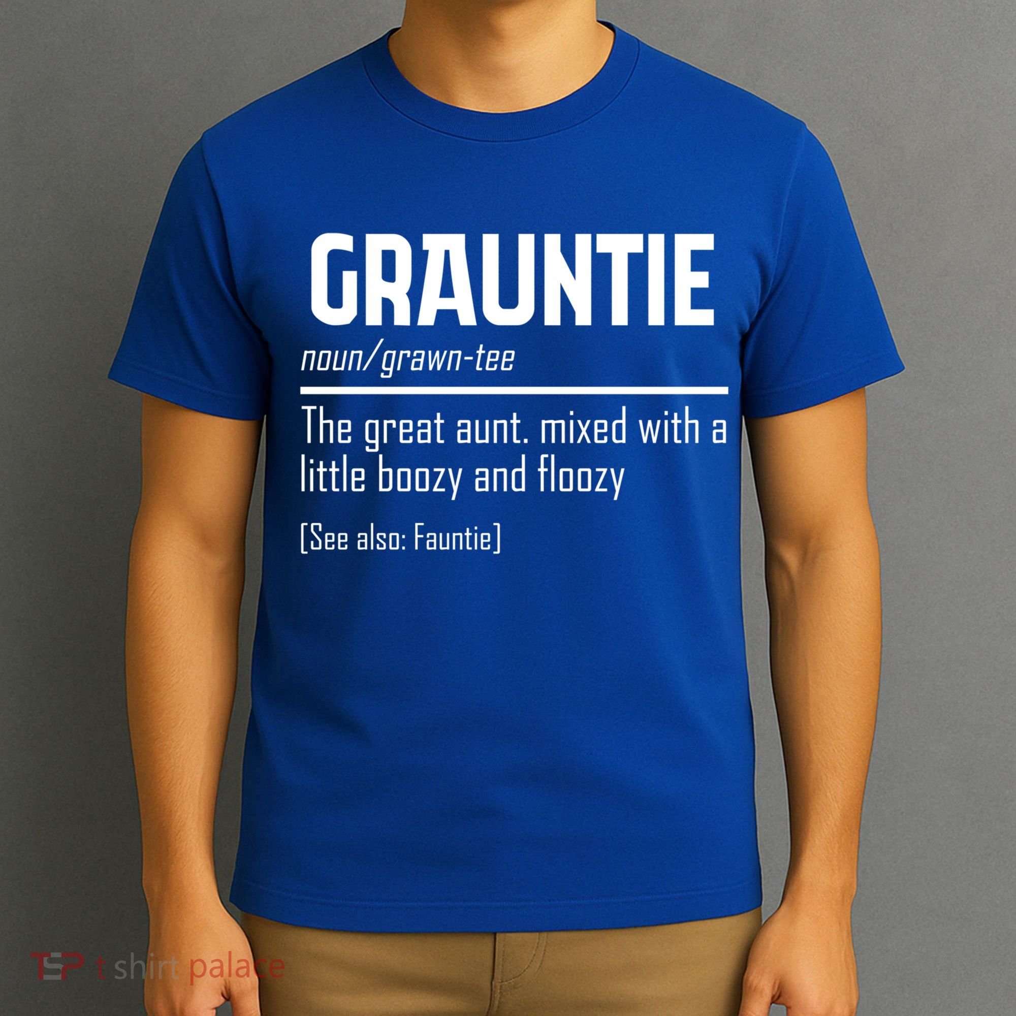 Funny Grauntie Definition Niece Nephew Aunt Auntie Gift T-Shirt