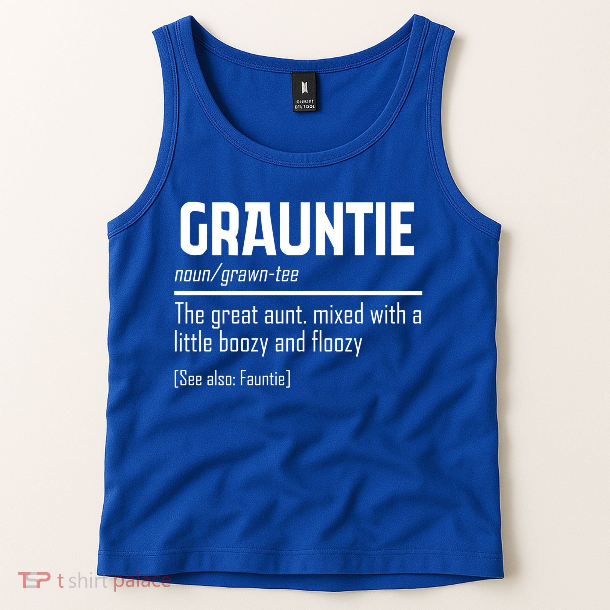 Funny Grauntie Definition Niece Nephew Aunt Auntie Gift Tank Top