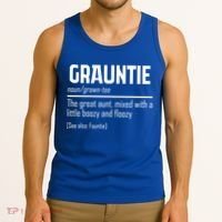 Funny Grauntie Definition Niece Nephew Aunt Auntie Gift Tank Top thumb 3