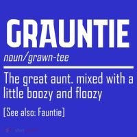 Funny Grauntie Definition Niece Nephew Aunt Auntie Gift Tank Top thumb 6