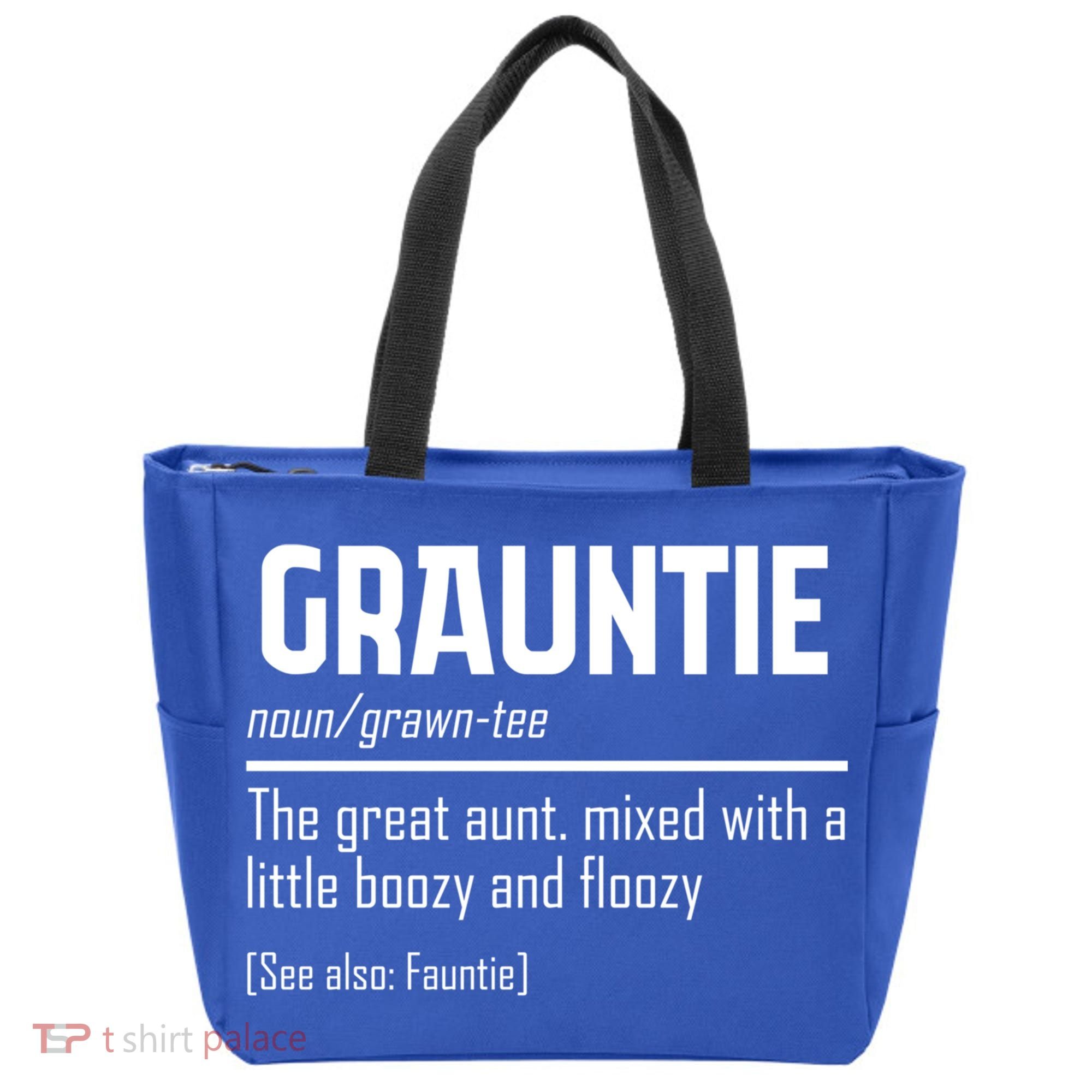 Funny Grauntie Definition Niece Nephew Aunt Auntie Gift Tote Bag