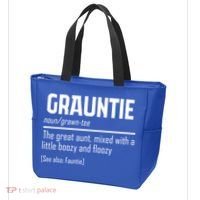 Funny Grauntie Definition Niece Nephew Aunt Auntie Gift Tote Bag thumb 3
