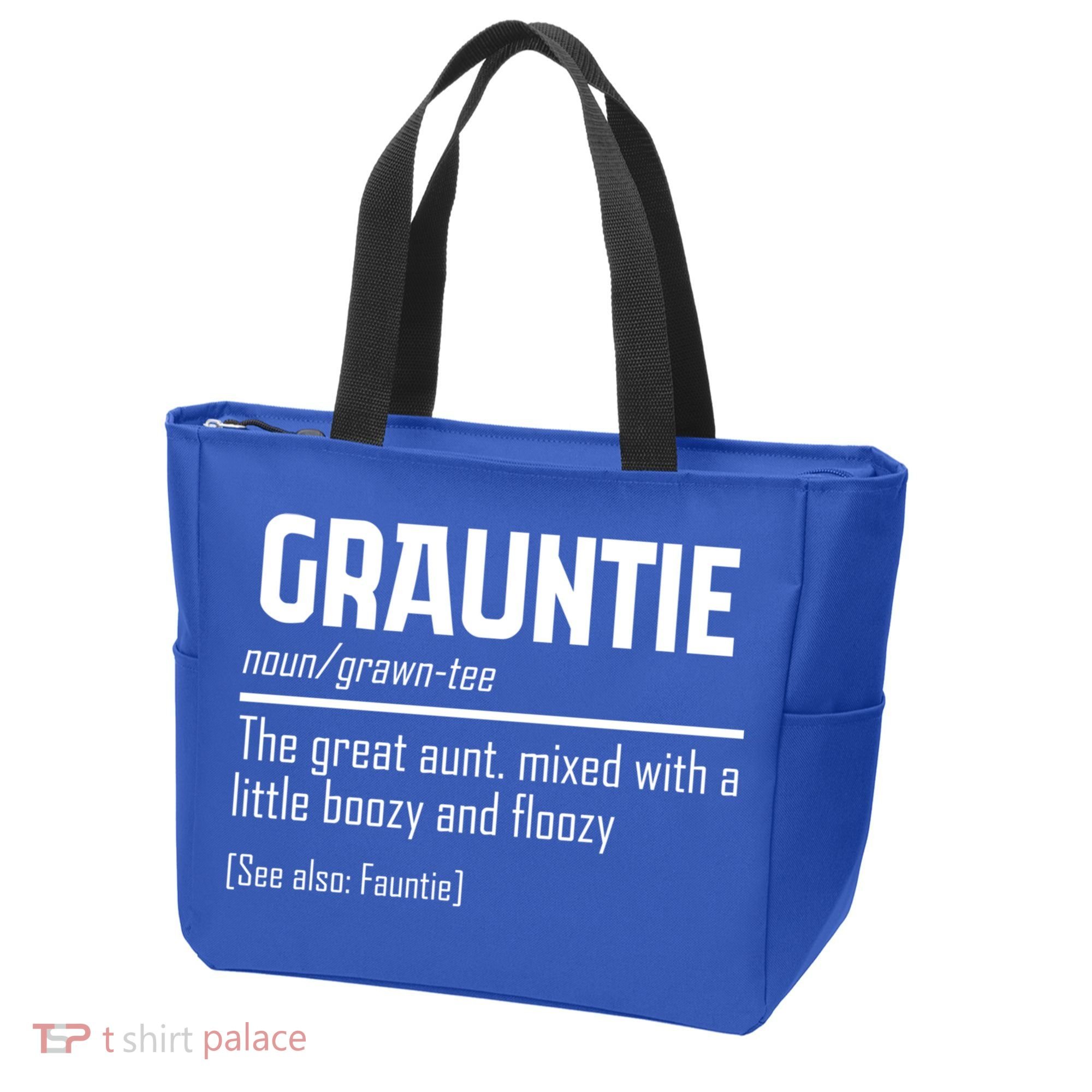 Funny Grauntie Definition Niece Nephew Aunt Auntie Gift Tote Bag