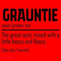 Funny Grauntie Definition Niece Nephew Aunt Auntie Gift Santa Hat thumb 1