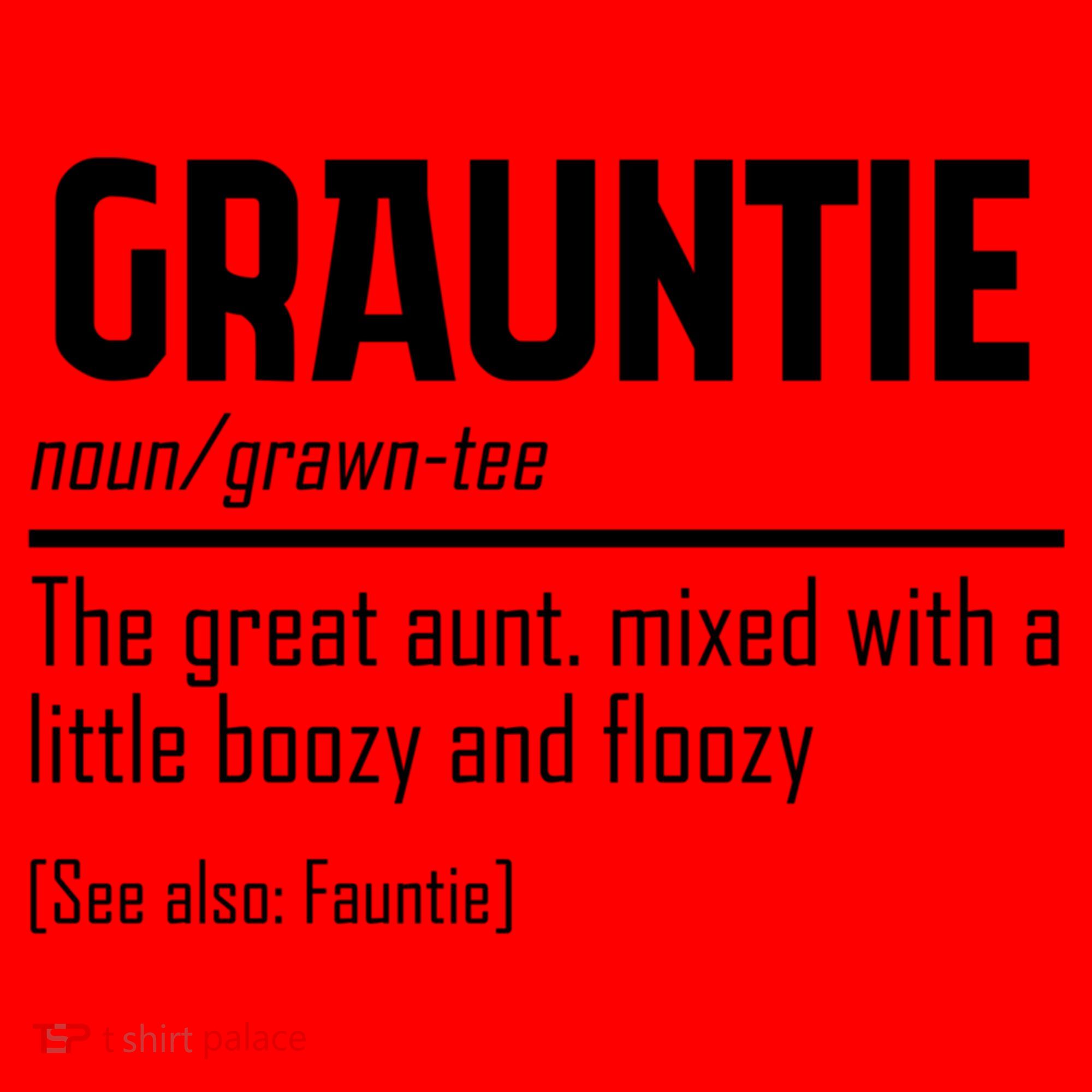 Funny Grauntie Definition Niece Nephew Aunt Auntie Gift Santa Hat