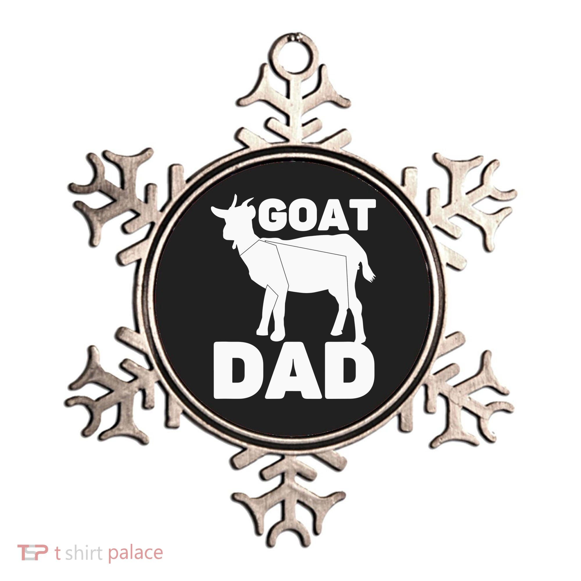 Funny Goat Dad The Goatfather Funny Goat Father Lover Ornament