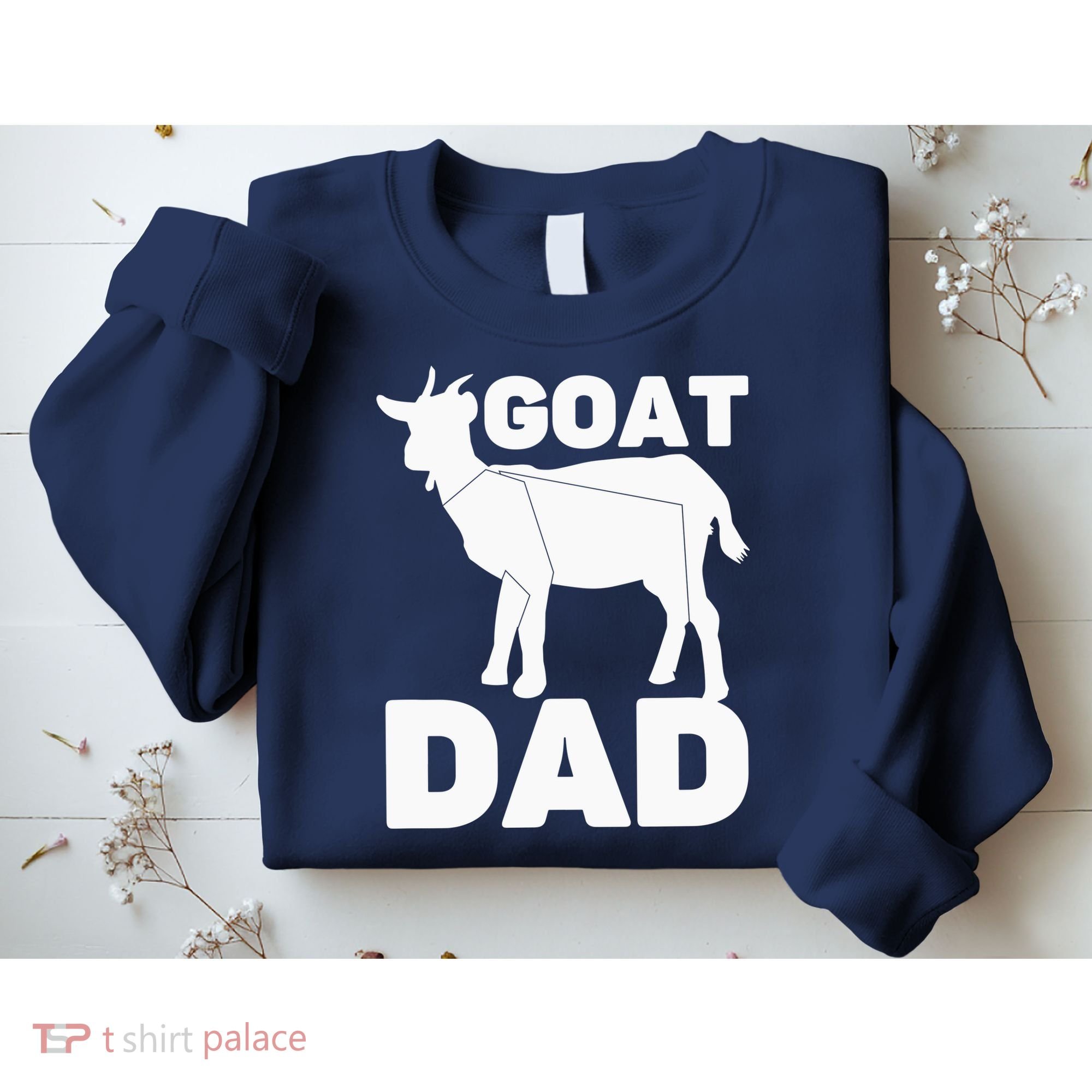 Funny Goat Dad The Goatfather Funny Goat Father Lover Sweatshirt