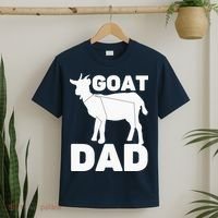Funny Goat Dad The Goatfather Funny Goat Father Lover T-Shirt thumb 2