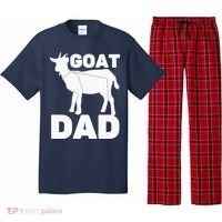Funny Goat Dad The Goatfather Funny Goat Father Lover Pajama Set thumb 0