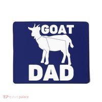Funny Goat Dad The Goatfather Funny Goat Father Lover Mousepad thumb 0