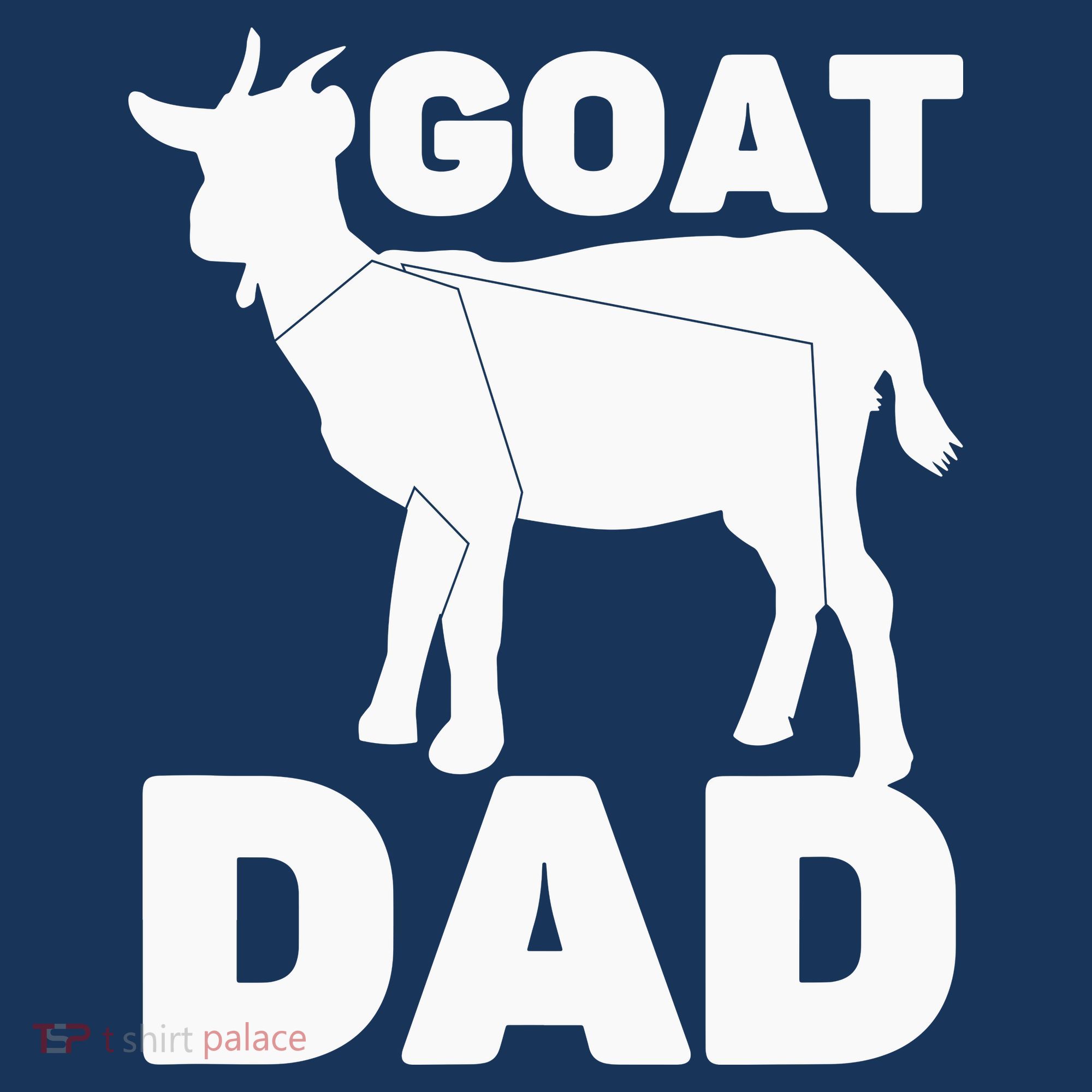 Funny Goat Dad The Goatfather Funny Goat Father Lover Mousepad