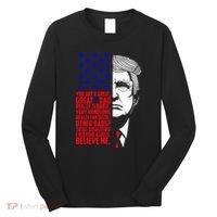 Funny Great Dad Donald Trump FatherS Day Long Sleeve Shirt thumb 0