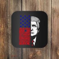 Funny Great Dad Donald Trump FatherS Day Coaster thumb 0