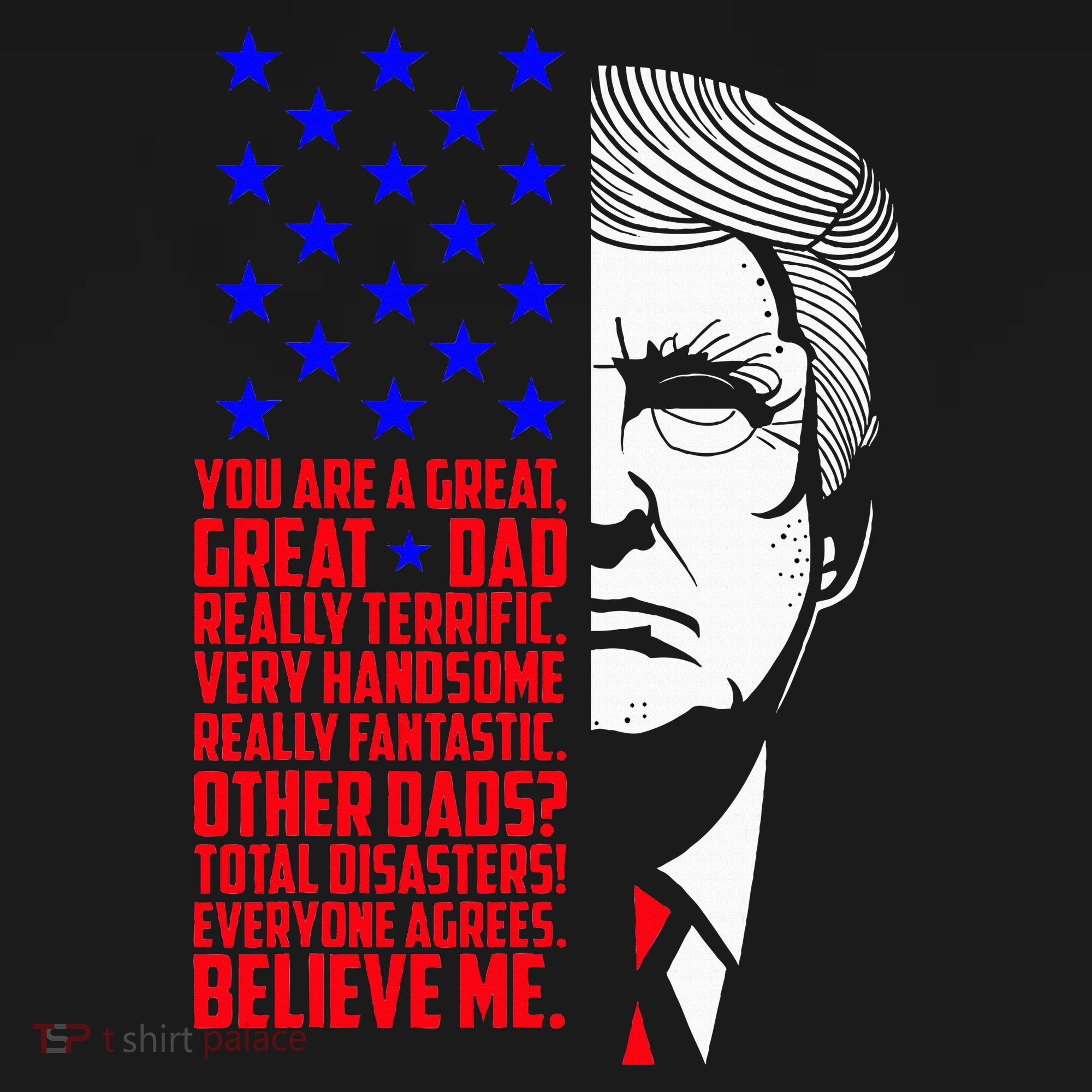 Funny Great Dad Donald Trump FatherS Day Women's Hoodie