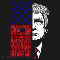 Funny Great Dad Donald Trump FatherS Day Mousepad thumb 1