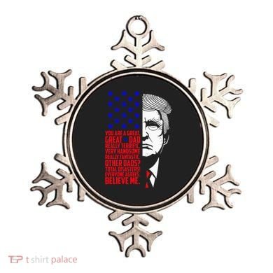 Funny Great Dad Donald Trump FatherS Day Ornament